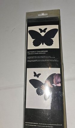 Adhesive Butterfy chalkboard