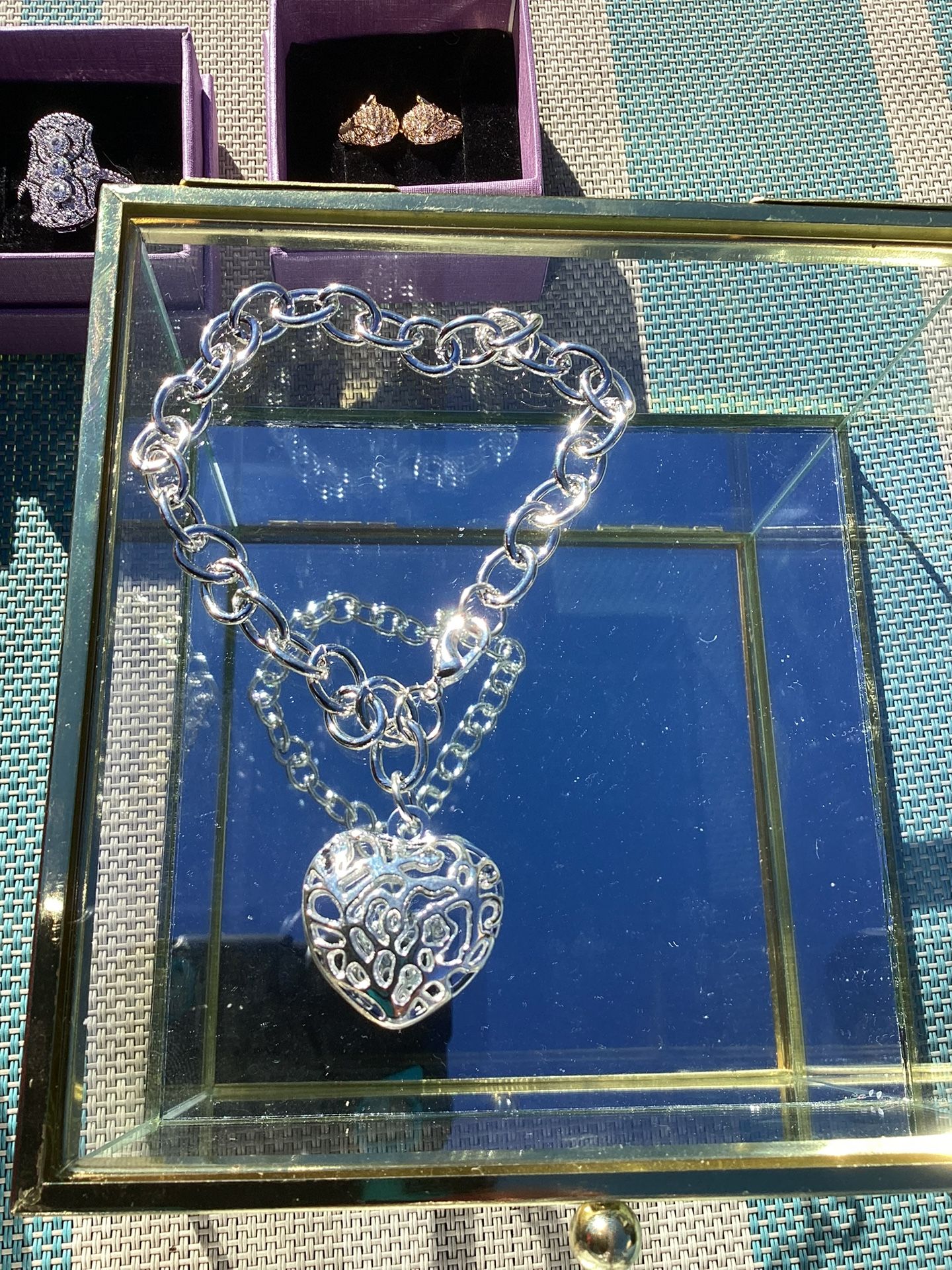 Silver Heart Bracelet