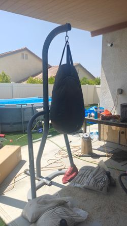 Punching bag with stand