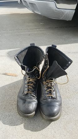 Red Wing boots oil resistant soles high top size 10 1/2 to 11 have a lot of life left in these