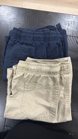 Cat&Jack uniform shorts navy/tan 14 Husky