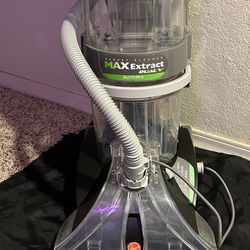 NEW-HOOVER-Max-Extract Dual V/Heated Carpet Cleaner/w/NEW Soap & Instructions