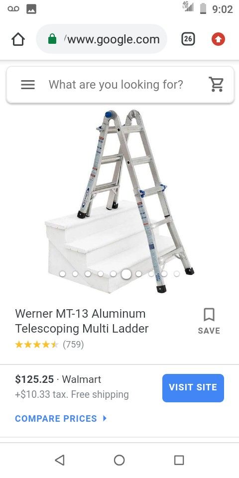 Werner Telescoping Multi-Ladder