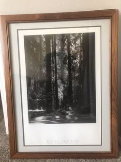 ANSEL ADAMS PICTURES IN CUSTOM WOOD FRAMES