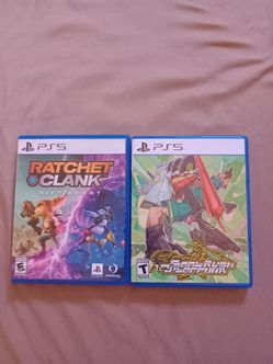 Rachet and clank rift apart (ps5) and bombrush cyberfunk (ps5)