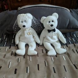 Bride And Groom Little Bears Plushies