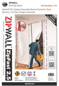Brand new Zipwall Door Kit 4’ x 7.5’