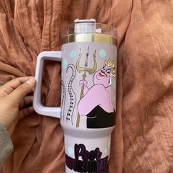 Disney Villain Ursula Stanley Dupe Cup Christmas Gifts 
