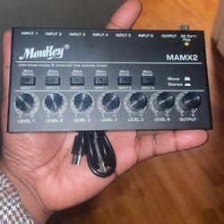 USB Powered Audio Mixer 