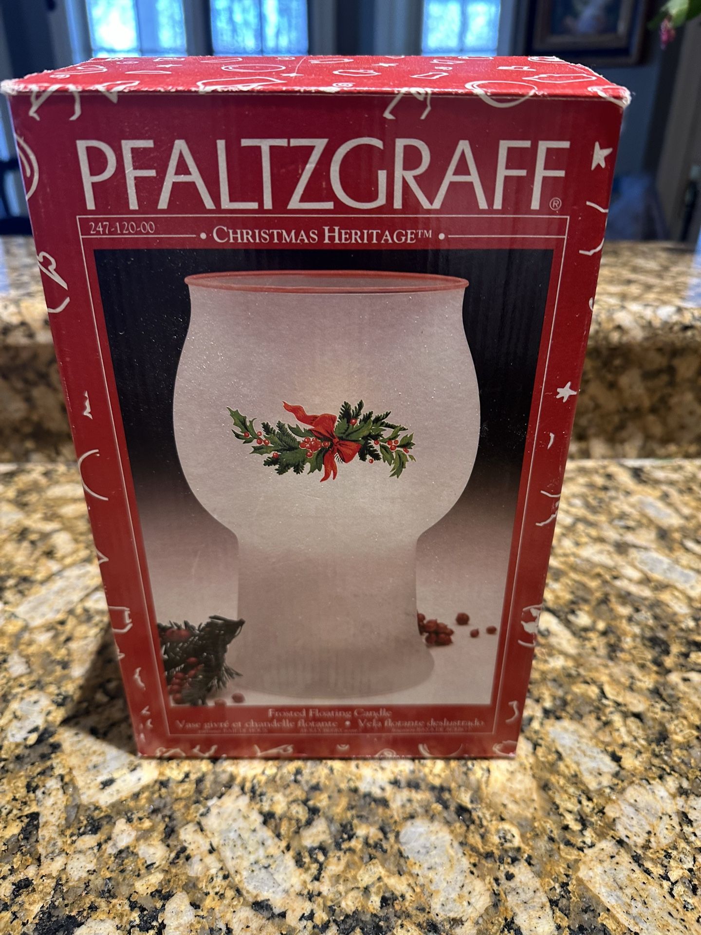 Pfaltzgraff Candle Holder Christmas Theme