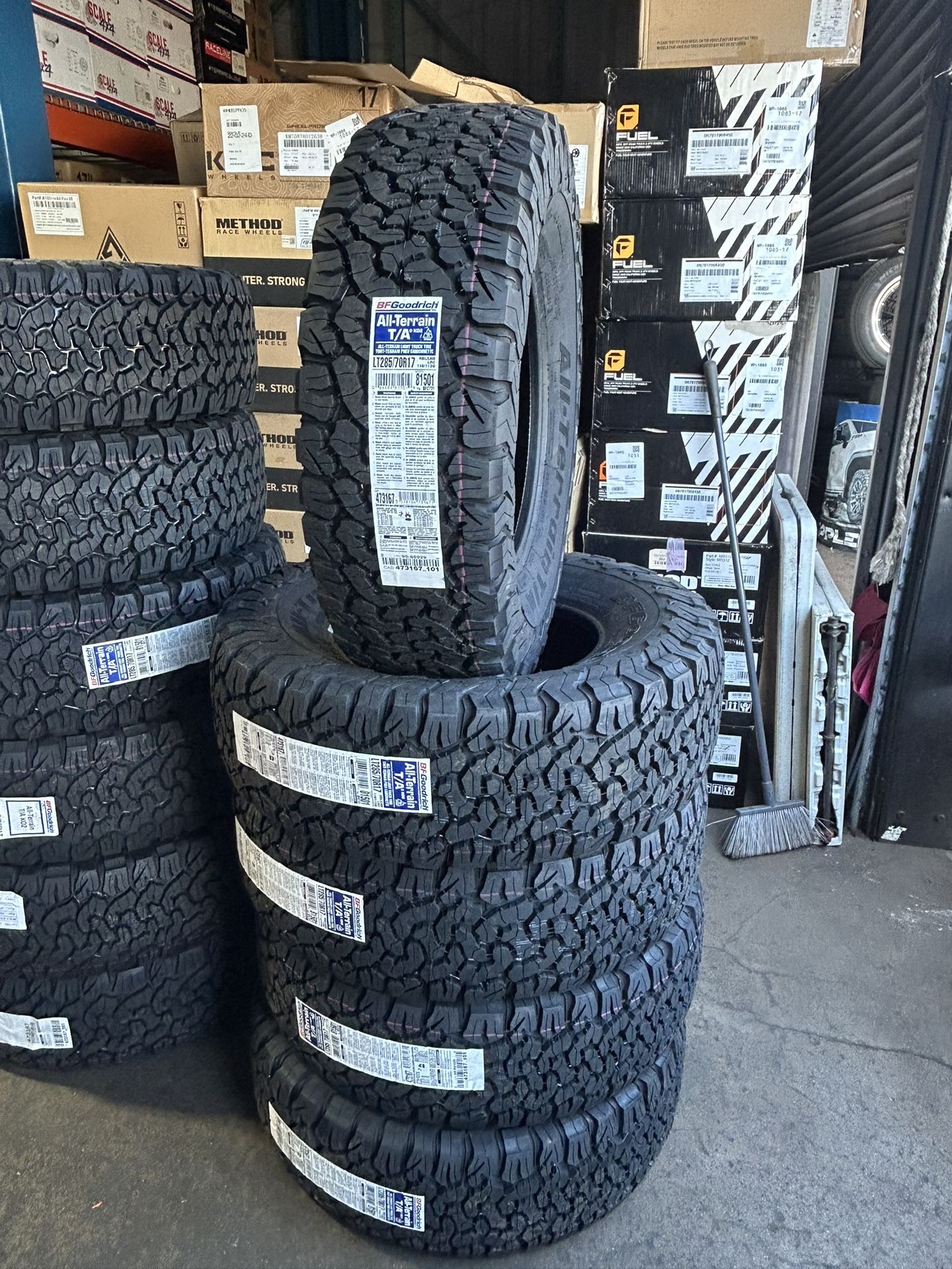 New BFG-K02 Tires available and in stock!! Multiple Sets Available!! Perfect Tires for the Price!! $1,100 for set!!