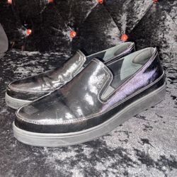 MOVING SALE! Size 7 Prada Leather Slip-on Shoes 