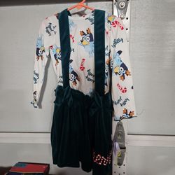 Brand New Bluey Christmas Outfit 