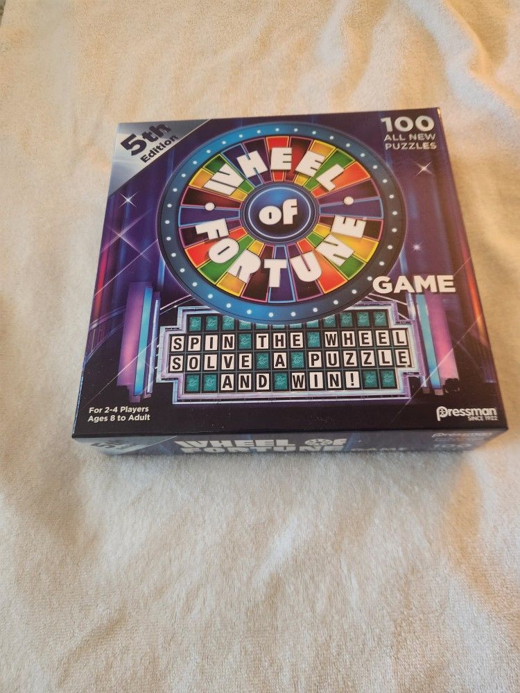 Wheel OF Fortune 5th Edition Board Game