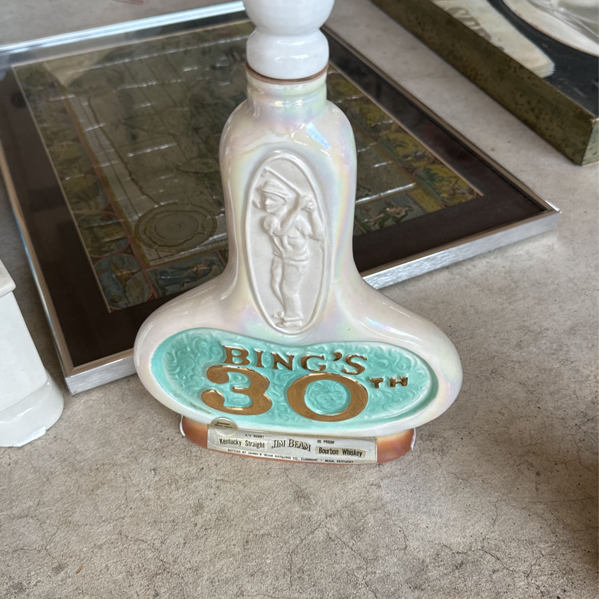 eans Whiskey Trophy Bottle Empty - $25