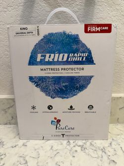 NEW PureCare FRIO Cooling Mattress Protector KING Sealed