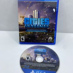 Cities Skylines- Playstation 4 Edition PS4 Complete In Box Tested Authentic