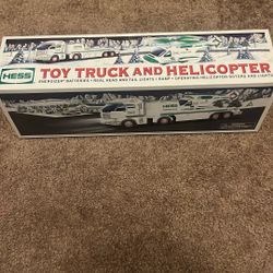 2006 Hess Toy Truck And Helicopter