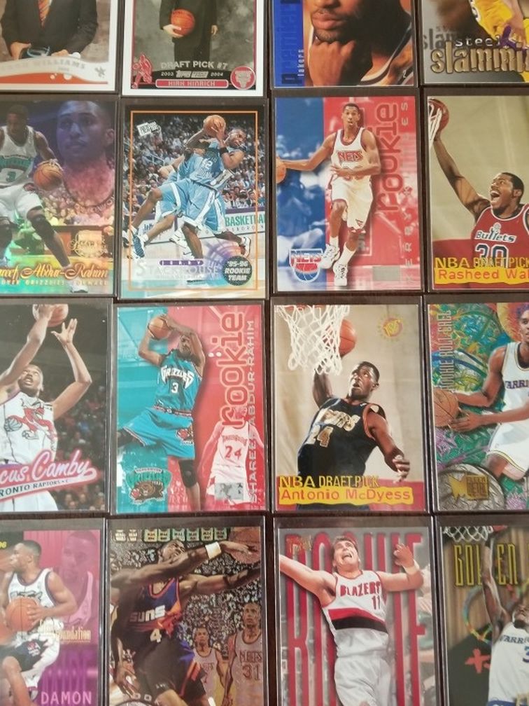 Basketball Cards... 16 Card Rookie Lot.
