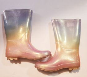 Target brand girls rainboots size: 5