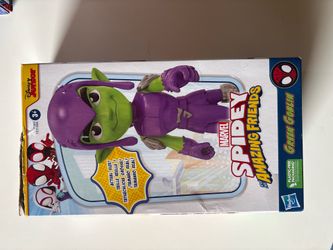 Spiderman green goblin figure