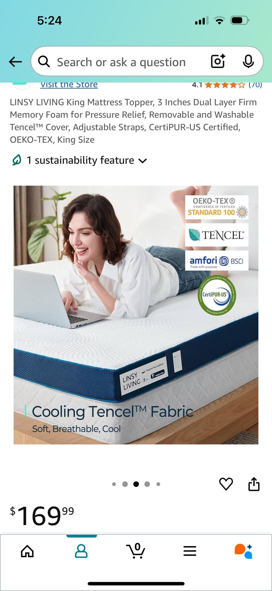King Size Mattress Topper