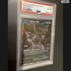 Pokémon black Bolt PSA 10 zekrom EX *INDONESIAN/MALAYSIAN*