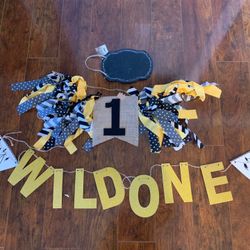 1st First Birthday Decorations Wild One 