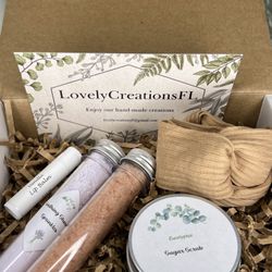 Soothing Self Care Gift Box Eucalyptus Spa Gift Set - Spa Kit for Woman - Mother's Day
