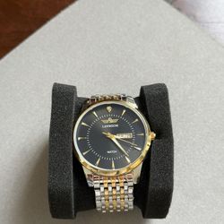 Classic Two-Tone Men’s Dress Watch (LANMSOM) – Like New