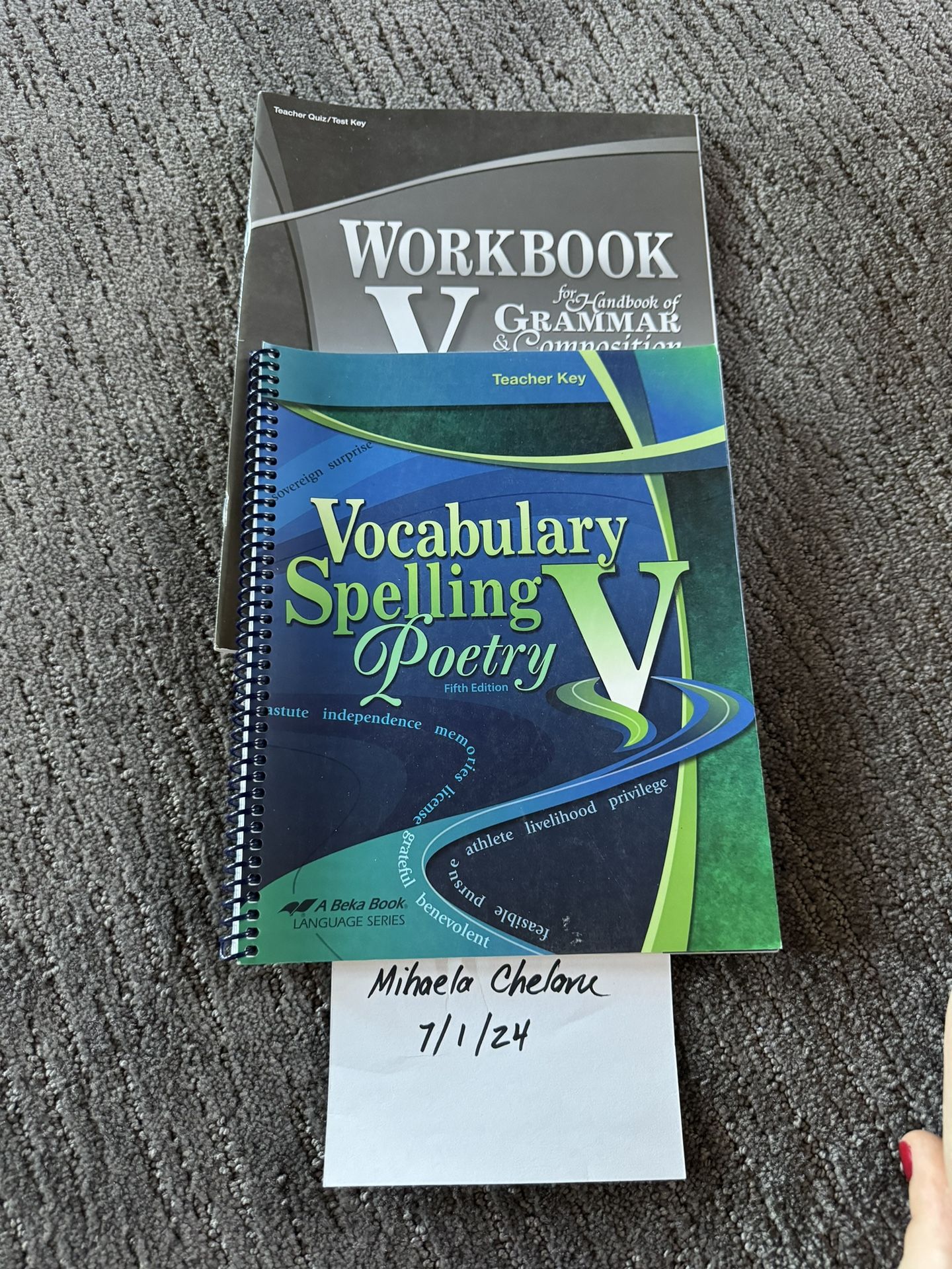 11th Grade ABeka Spelling And Grammar