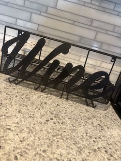 Wine rack and cork holder