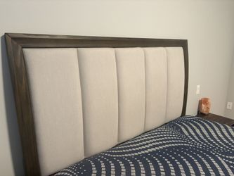 Queen Bed Frame + Sealy Posturepedic Hybrid Mattress