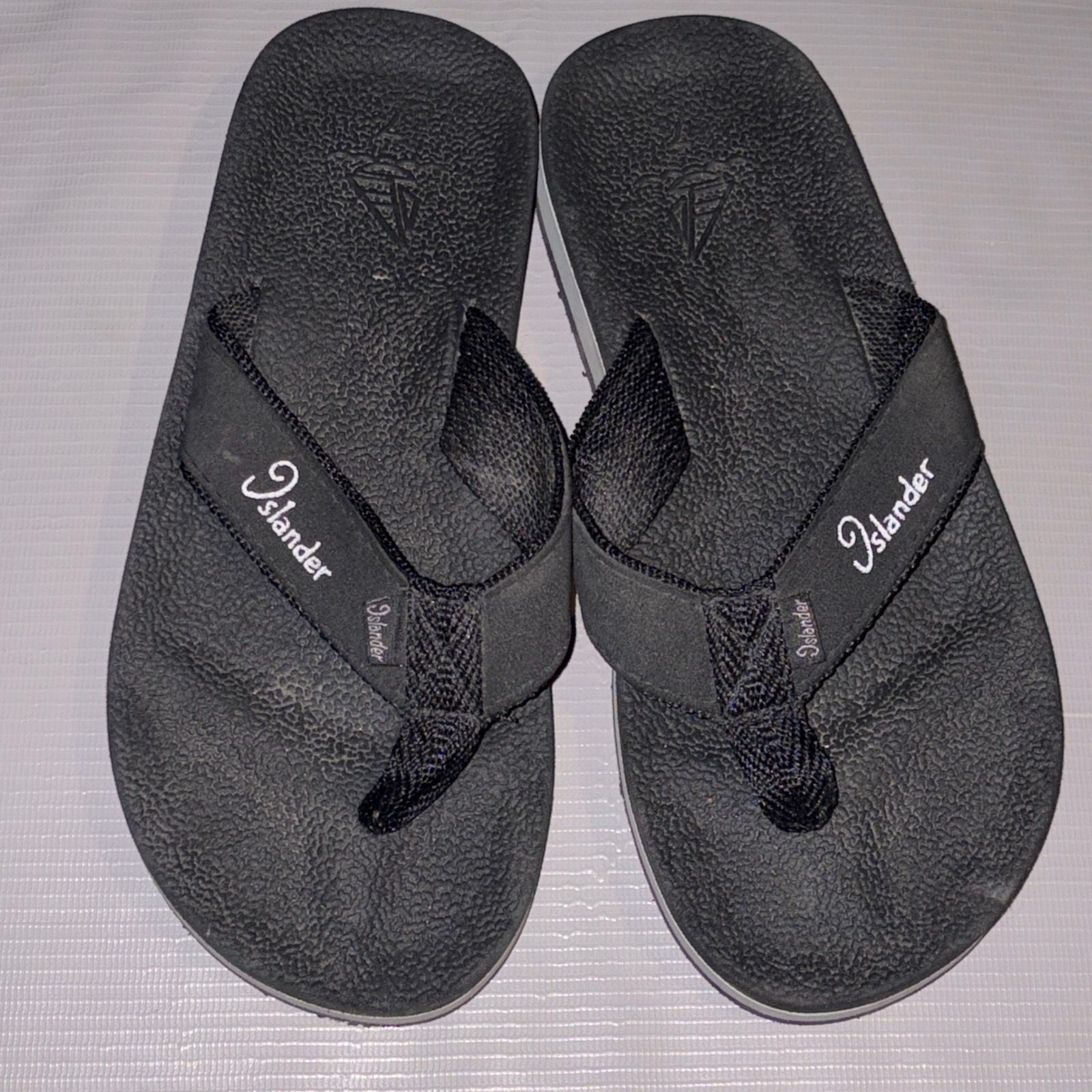 BLACK Islander Classic Flip Flops for Men and Women