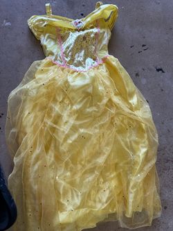 Disney Girls Belle Princess Costume Dress 3-4