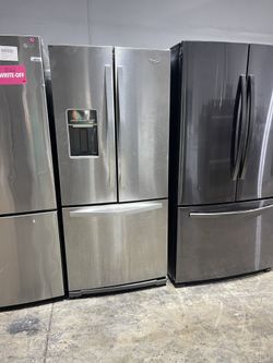 SALE!! Refrigerator 30” inches wide Whirlpool French doors never heladera frío refrigeradora 