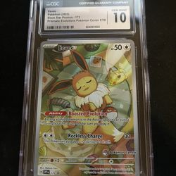 CGC 10 Pokemon Center Stamped Eevee