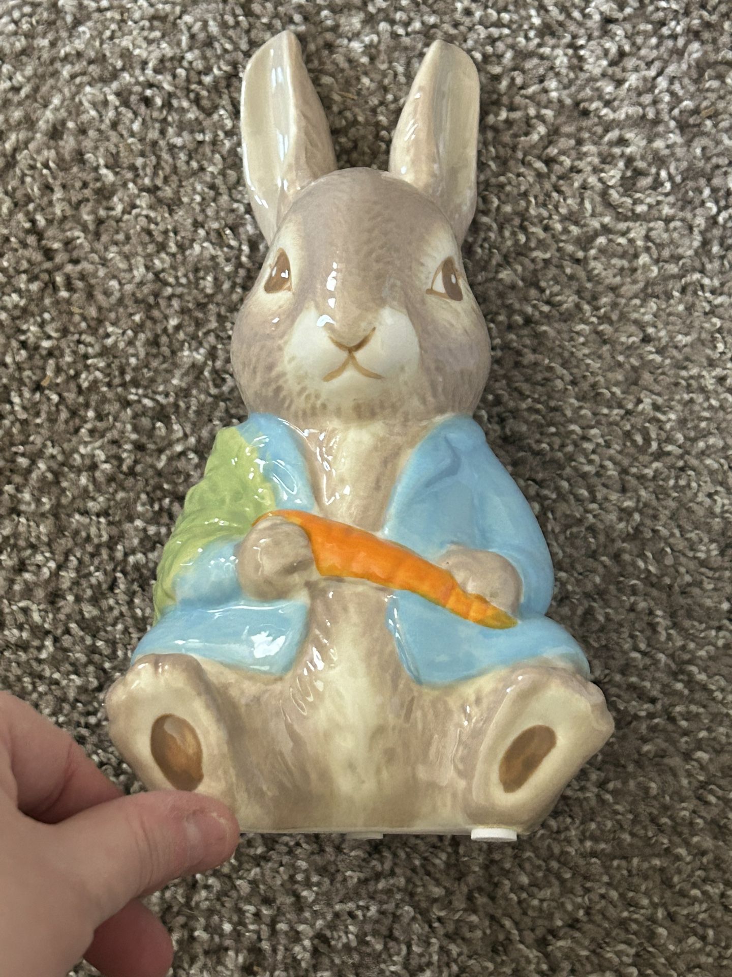 Pottery Barn Kids Peter Rabbit Ceramic Bank - NIB
