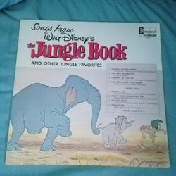 Walt Disney Songs from The Jungle Book Near Mint Vinyl LP Record 1967 