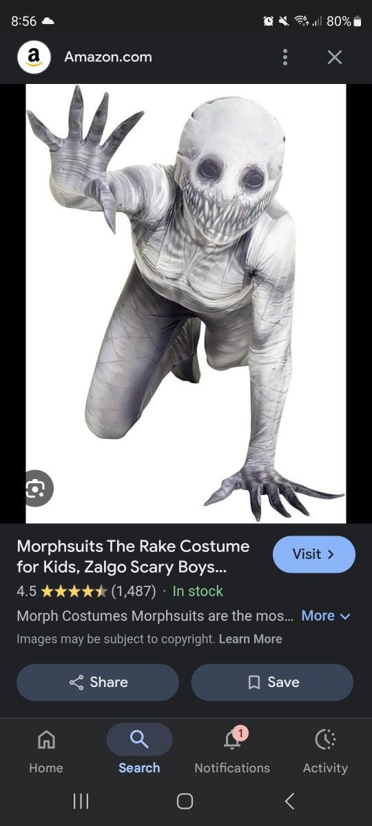 Skinwalker Costume Morphsuits