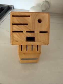 Kitchen Aid Wooden Knife Block Storage Holder