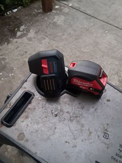Bosh laser and tape mesure