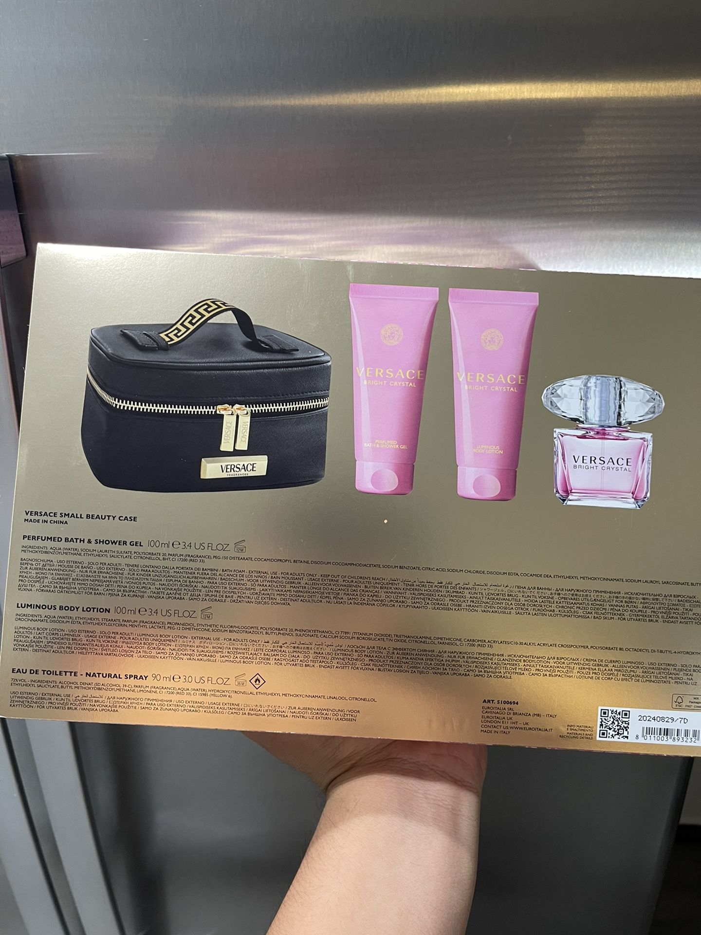 Versace Set 4pc /New Set /100ml