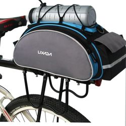 LIXADA Bicycle Rack Bag 13L Waterproof Cycling Bike Rear Seat Cargo Bag MTB Road Bike Rack Carrier Trunk Bag Pannier Handbag

