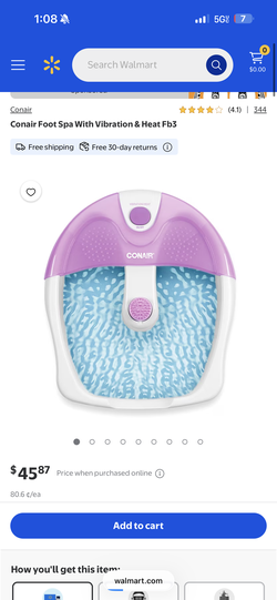 Conair foot spa