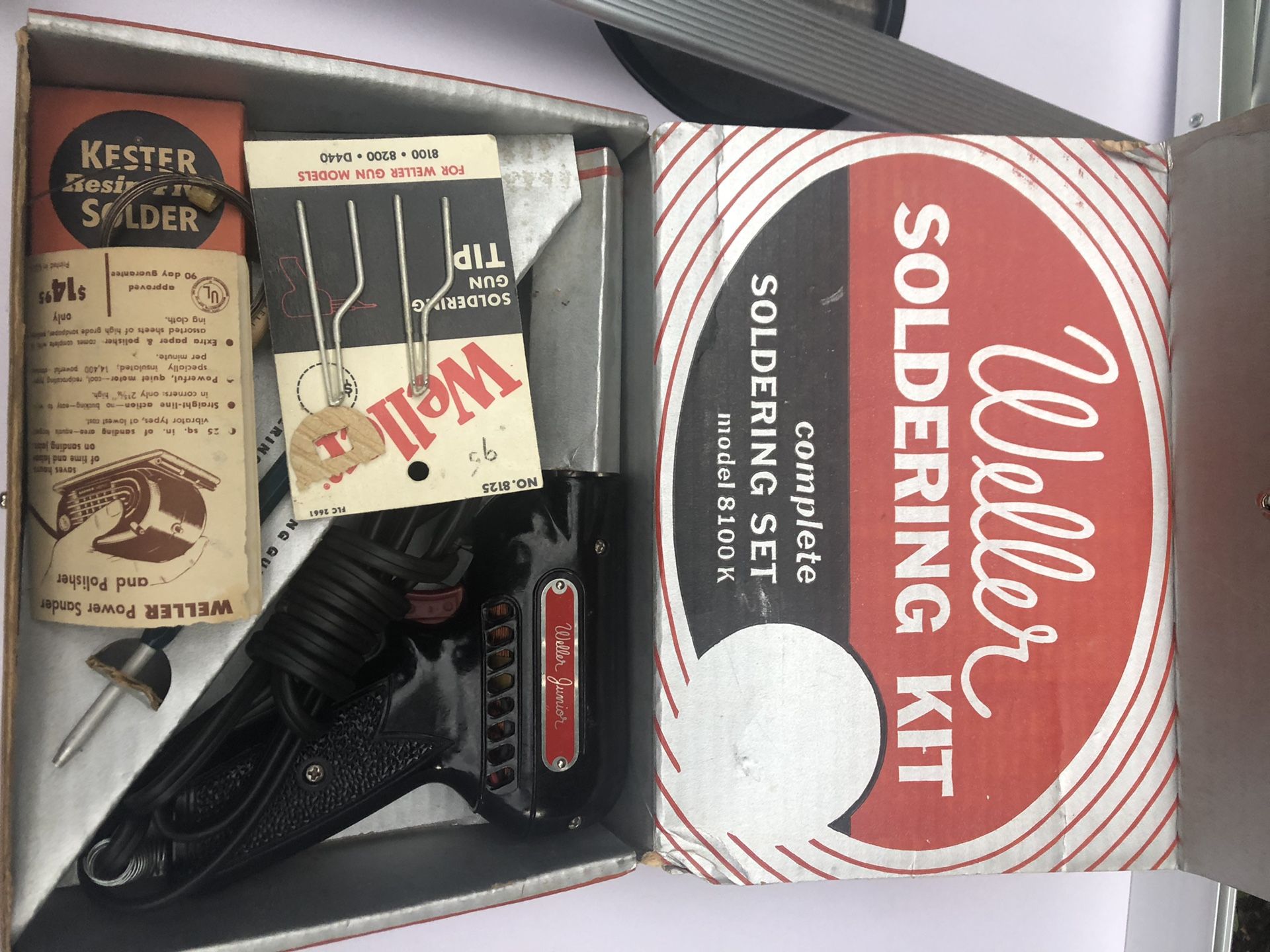 Vintage soldering iron Weller 8100 K