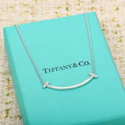 Tiffany T Smile Necklace with Diamonds