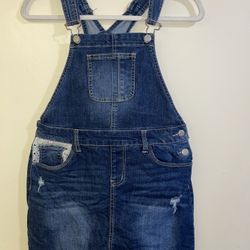 Girls Overall Dress With Shorts