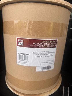 2      1000’ Outdoor Direct Burial Cat 6 Cable
