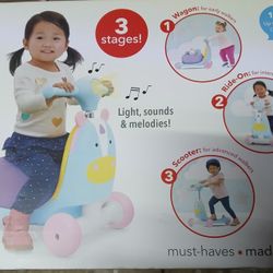 Amazon.com
https://www.amazon.com
Skip Hop Kids 3-in-1 Baby Activity Push Walker & Ride On Scooter Toy, Unicorn
